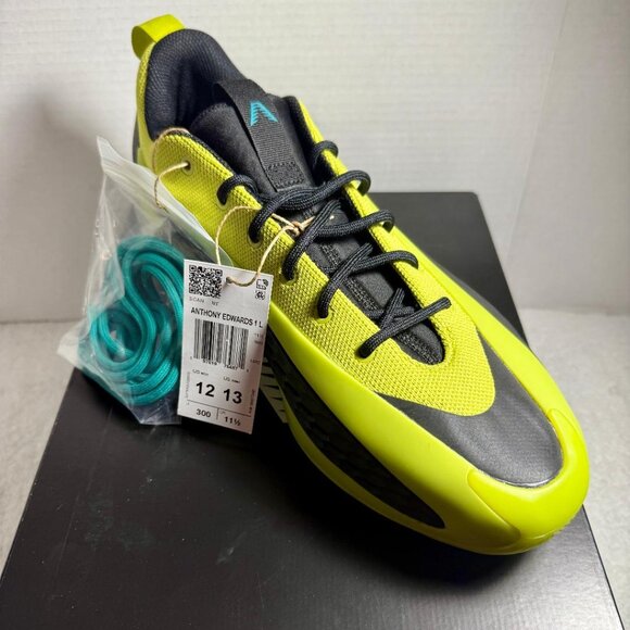 Adidas ANTHONY EDWARDS 1 Low Preloved Lime [JS1778]  *NEW* Sz: 12 - Picture 6 of 11
